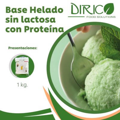 Base Helado Libre de Lactosa con Proteína